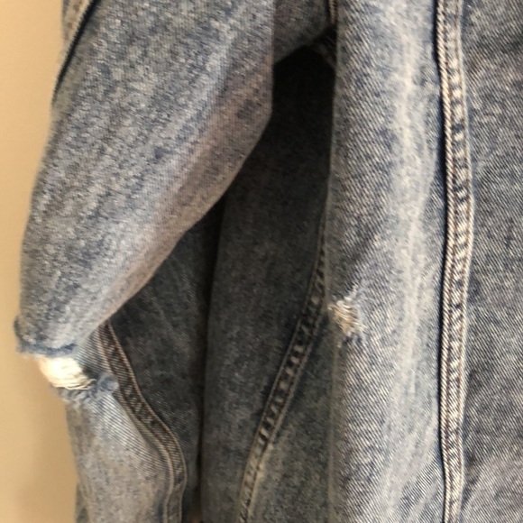 Boyfriend  Denim Jean Trucker Jacket Size M - Picture 14 of 14